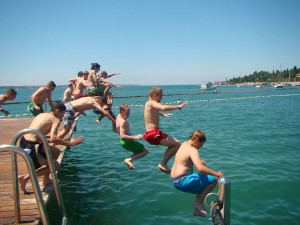 Končni izlet osnovnošolcev na morju